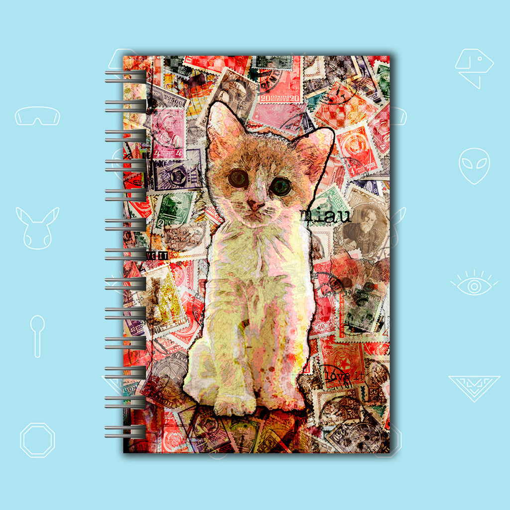 Cuaderno Gatos – Estampilla