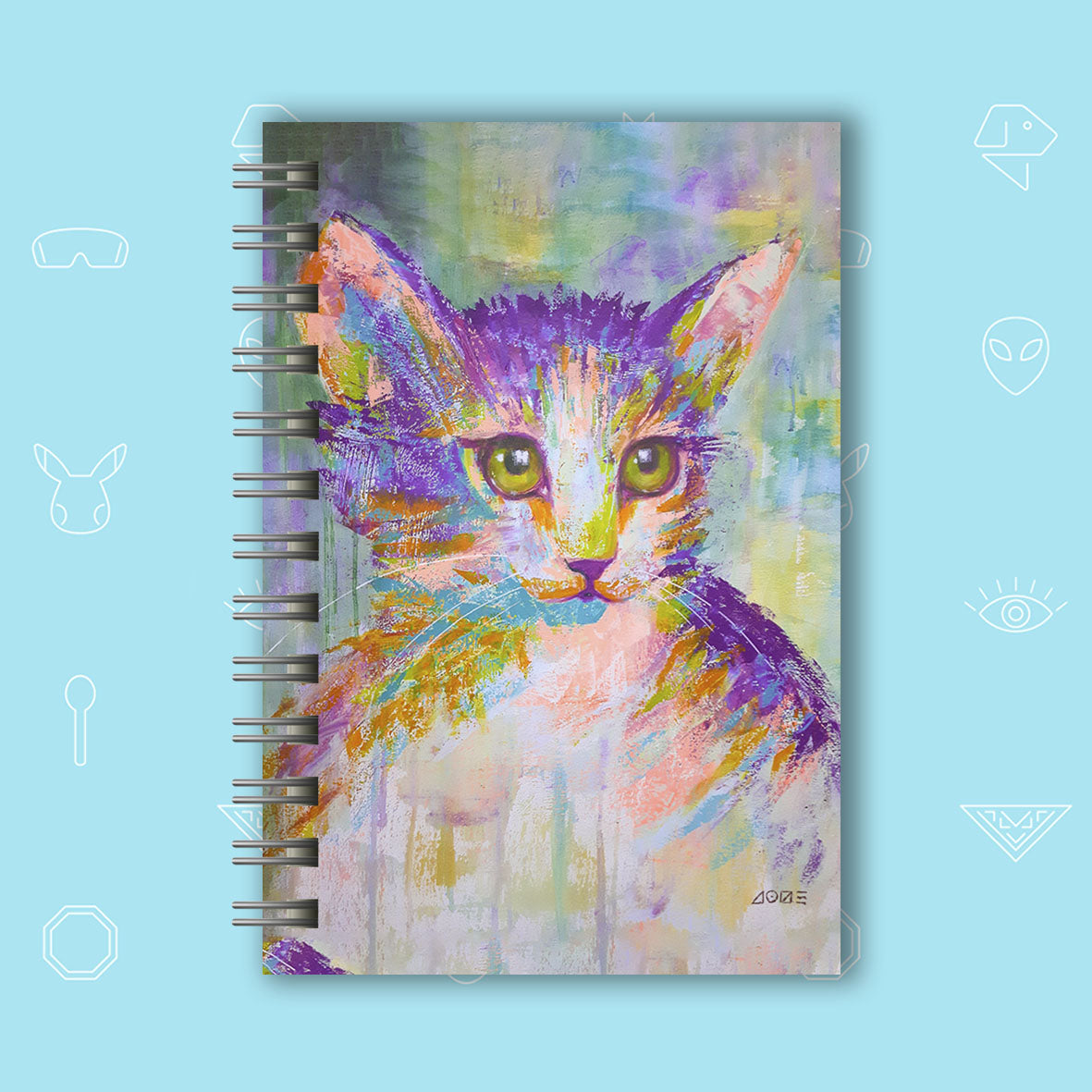 Cuaderno Gatos – Mirada de Colores