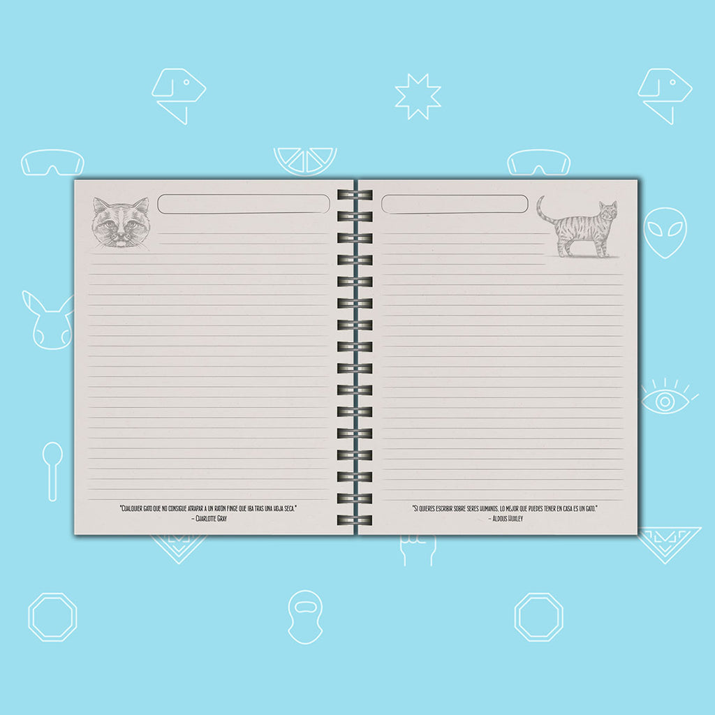 Cuaderno Gatos – Estampilla