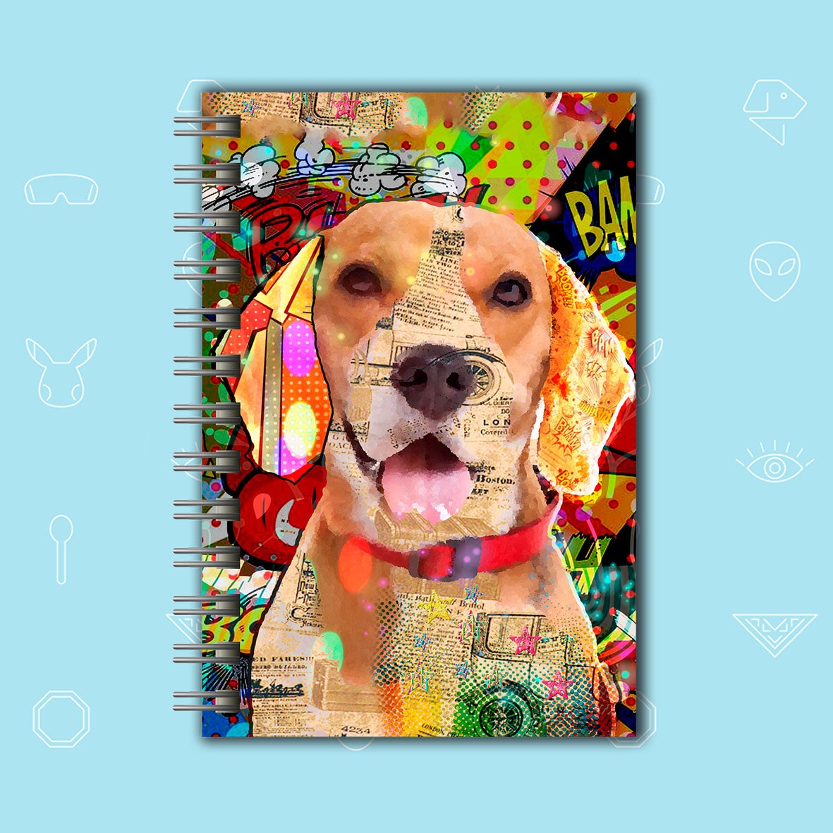 Cuaderno Perros – Beagle Pop