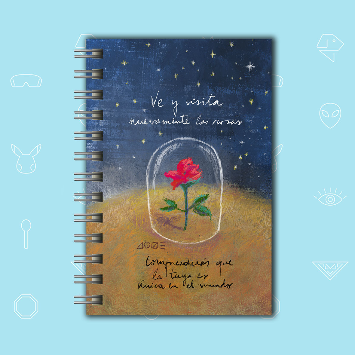 Cuaderno El Principito - La Rosa Única