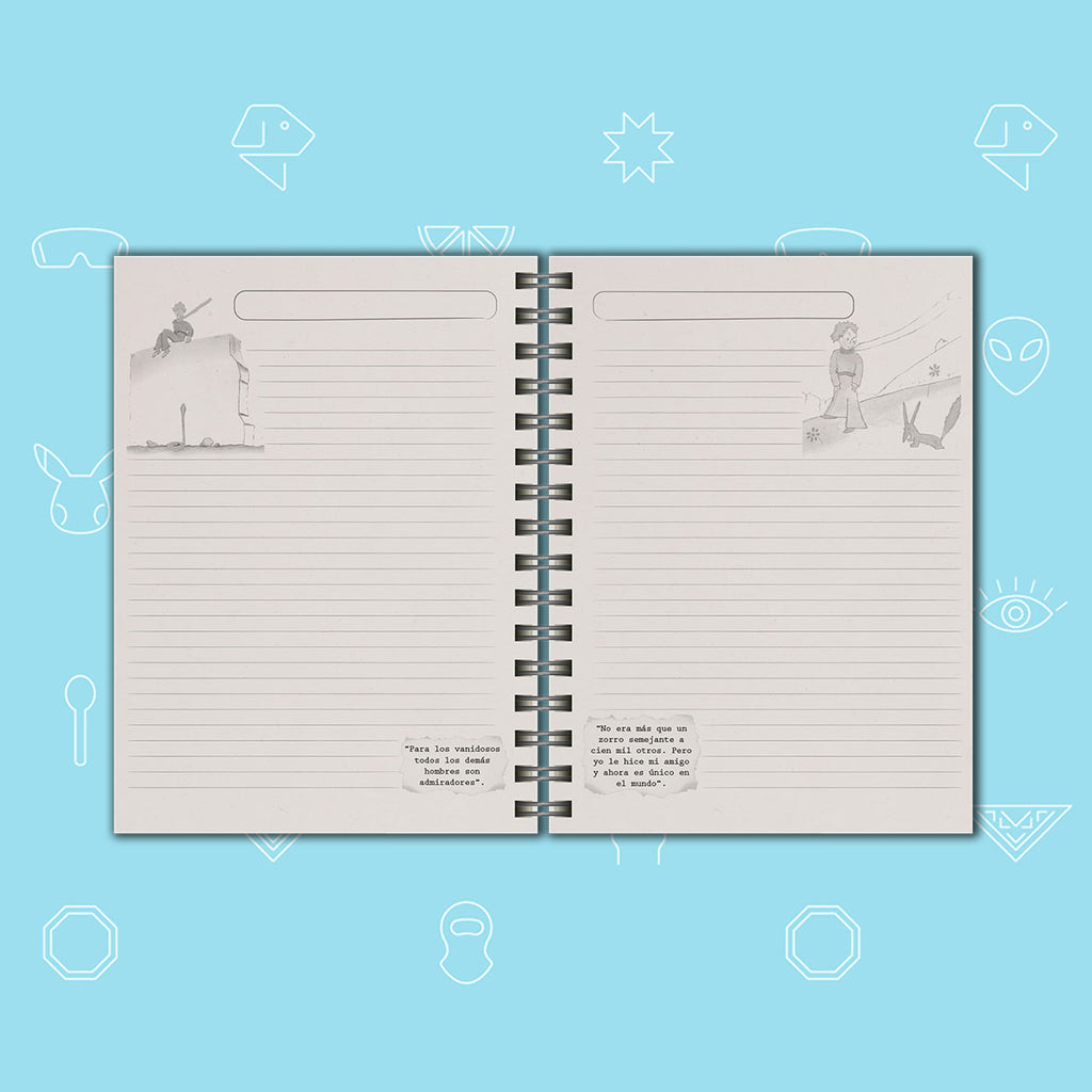 Cuaderno El Principito – Atardecer con el Zorro