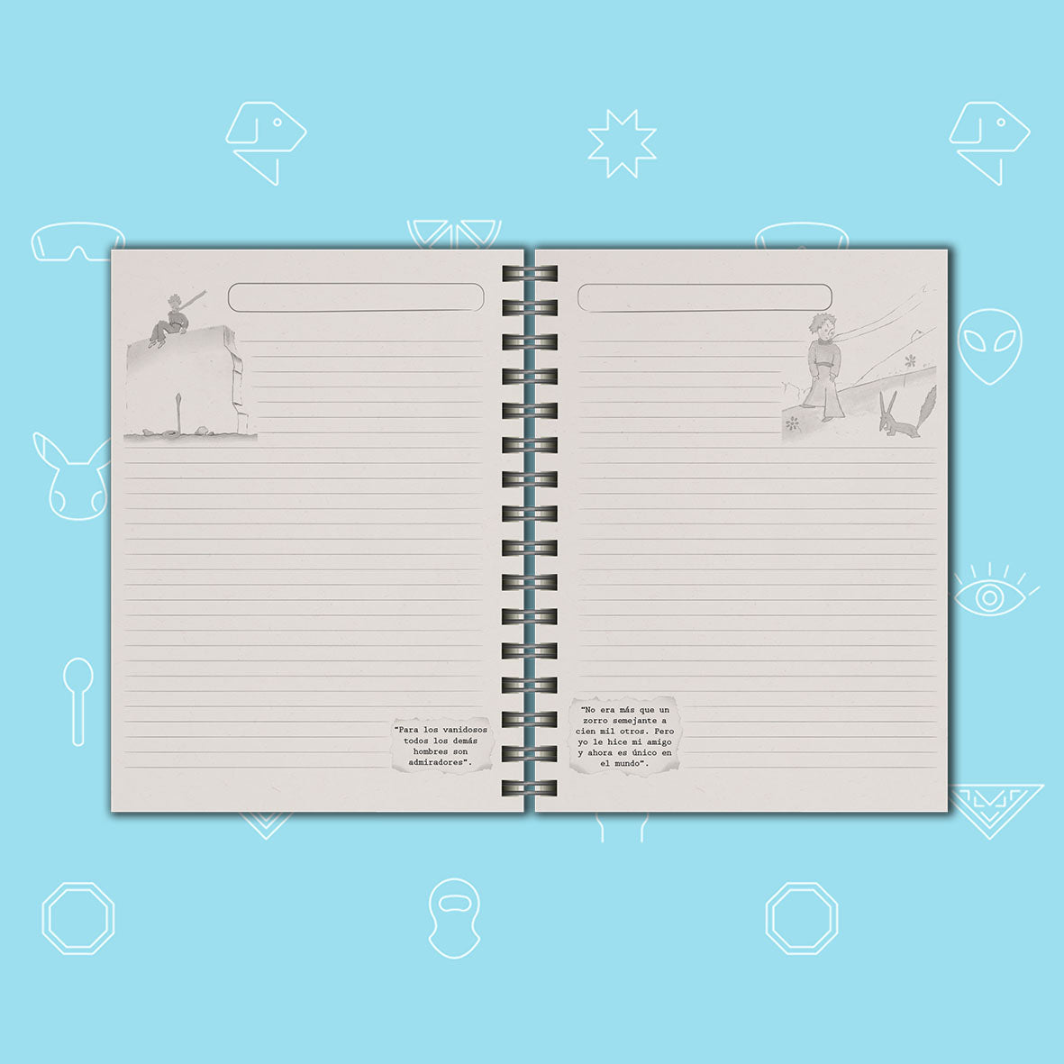 Cuaderno El Principito - La Rosa Única