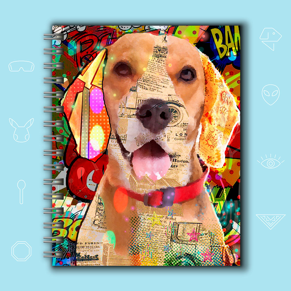 Cuaderno Perros – Beagle Pop