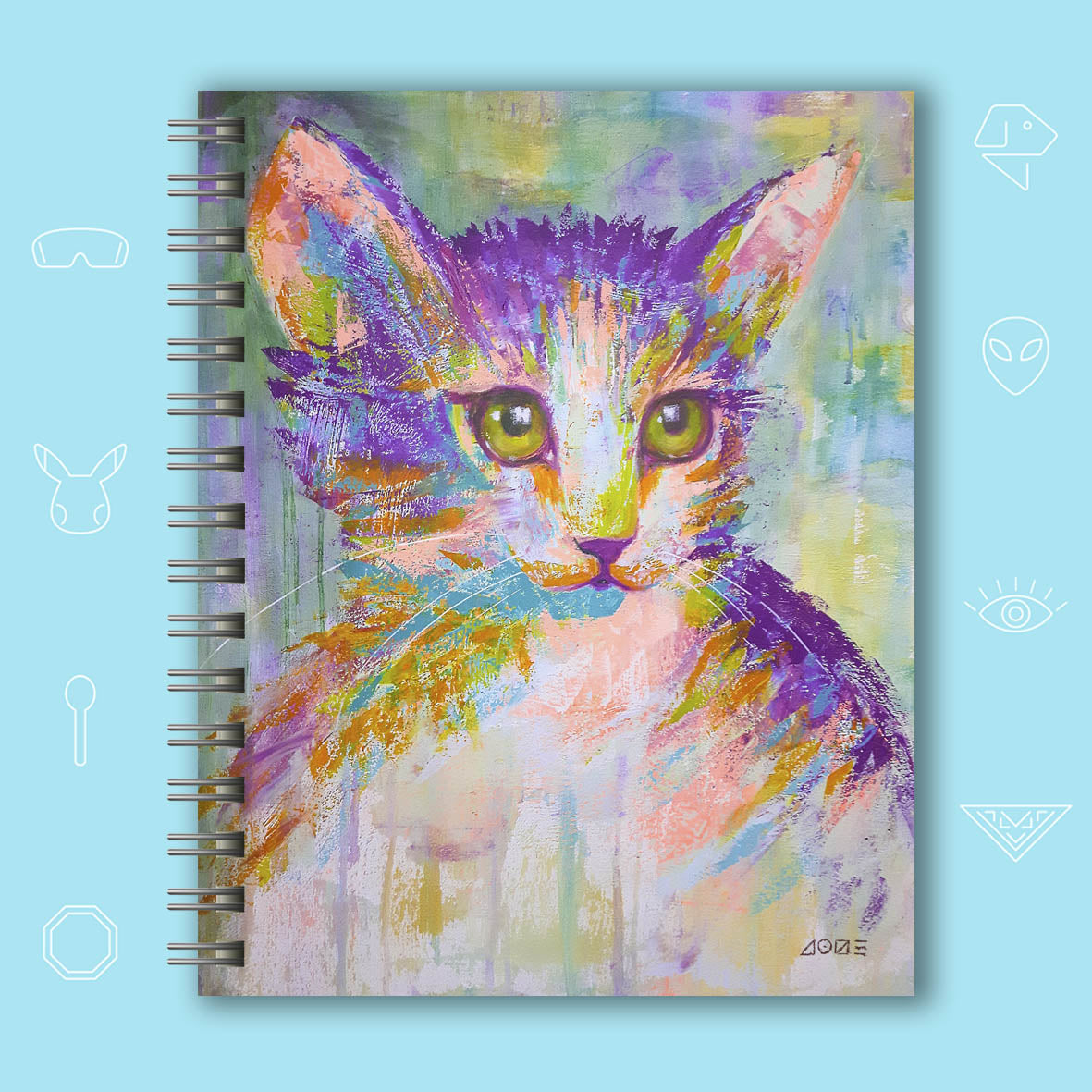 Cuaderno Gatos – Mirada de Colores