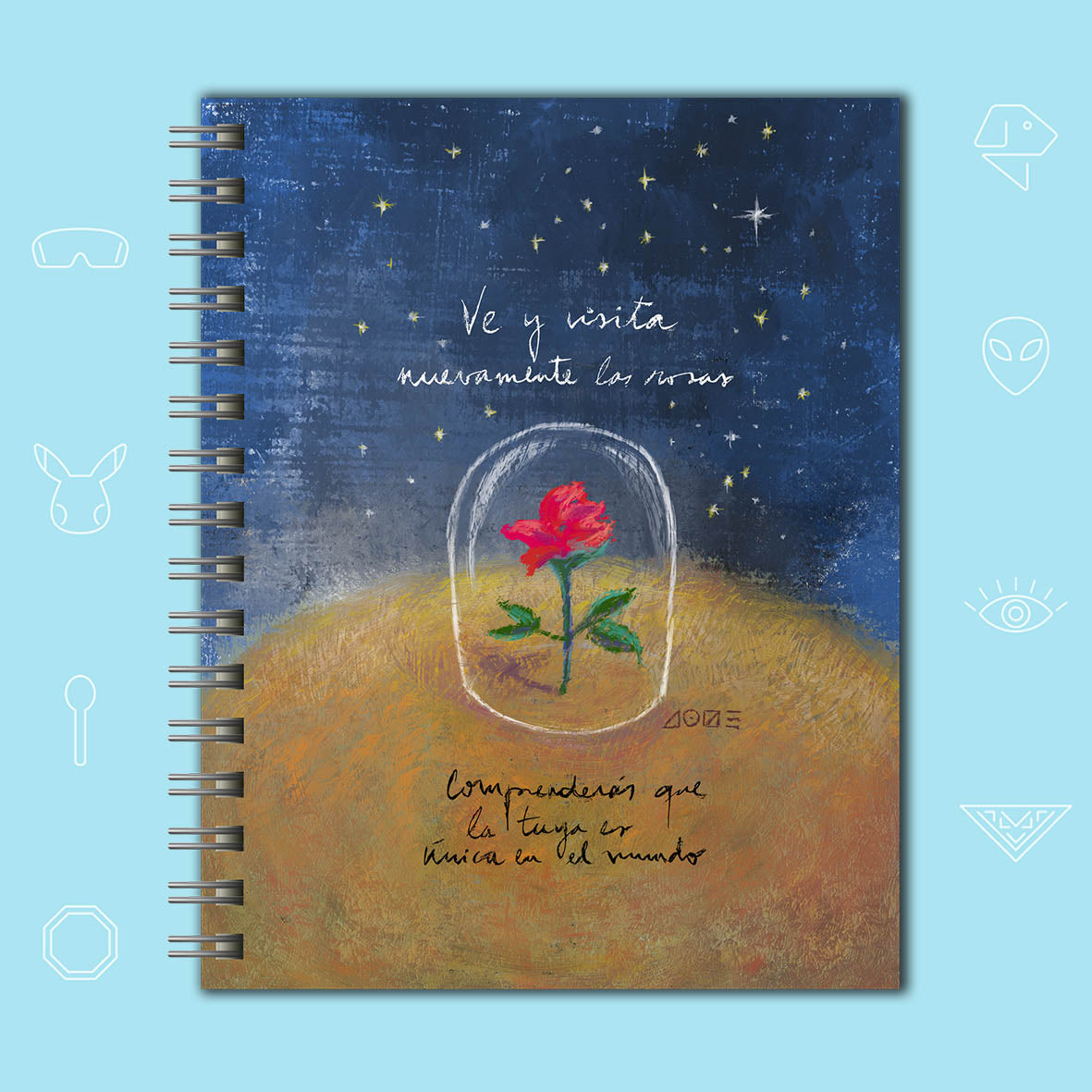 Cuaderno El Principito - La Rosa Única
