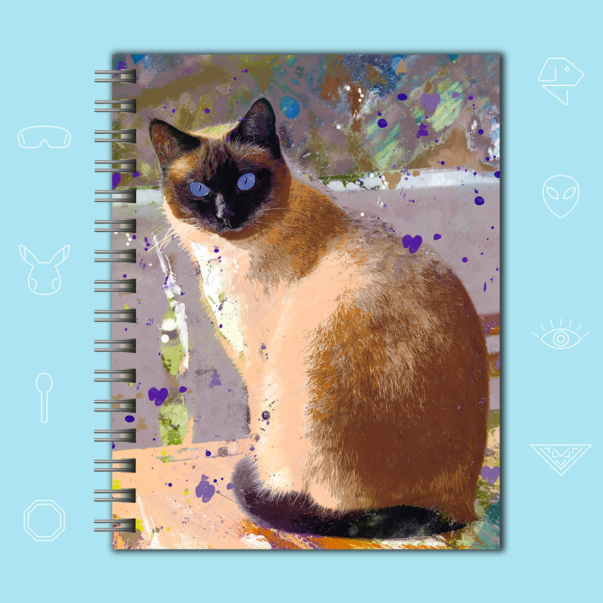 Cuaderno Gatos – Siamés