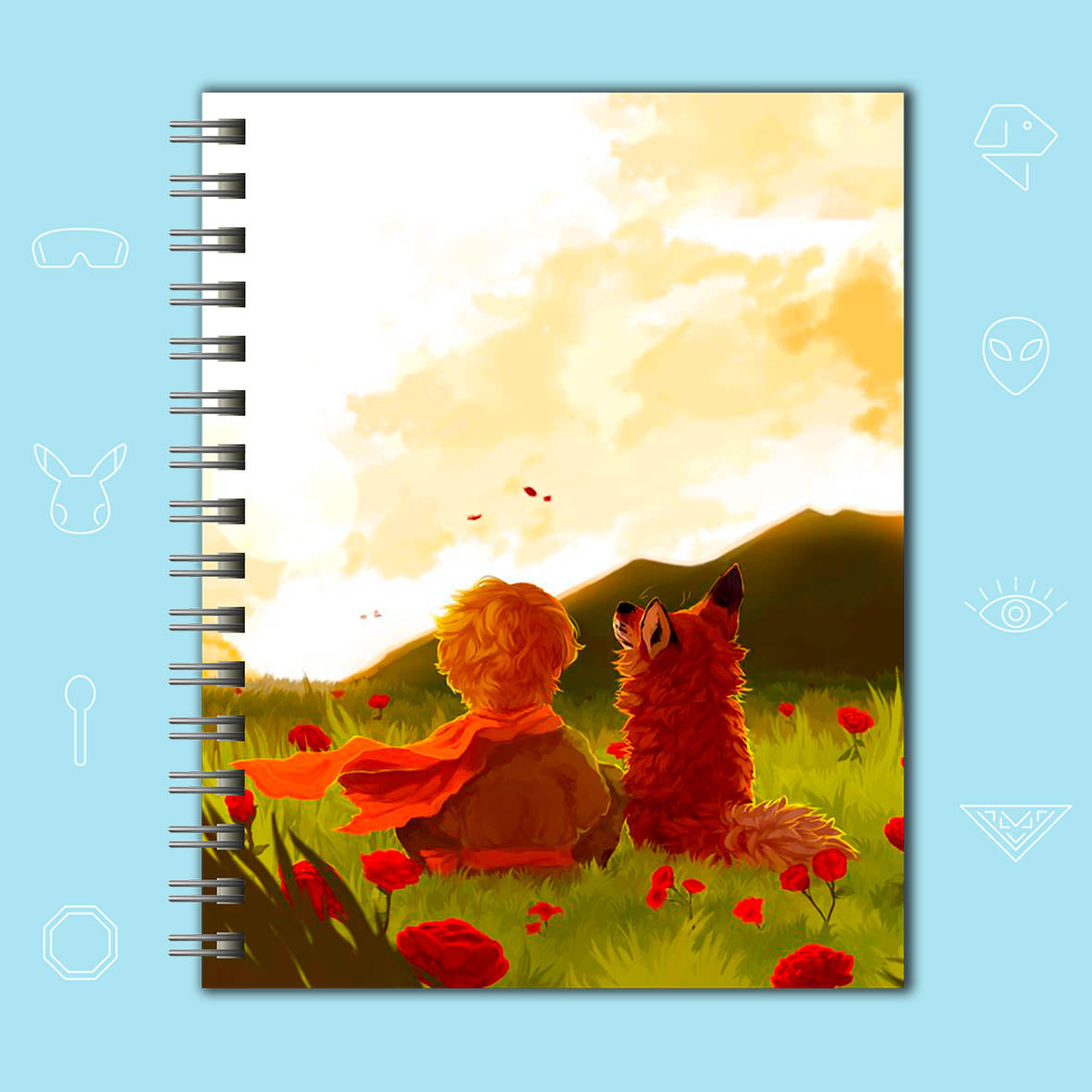 Cuaderno El Principito – Atardecer con el Zorro