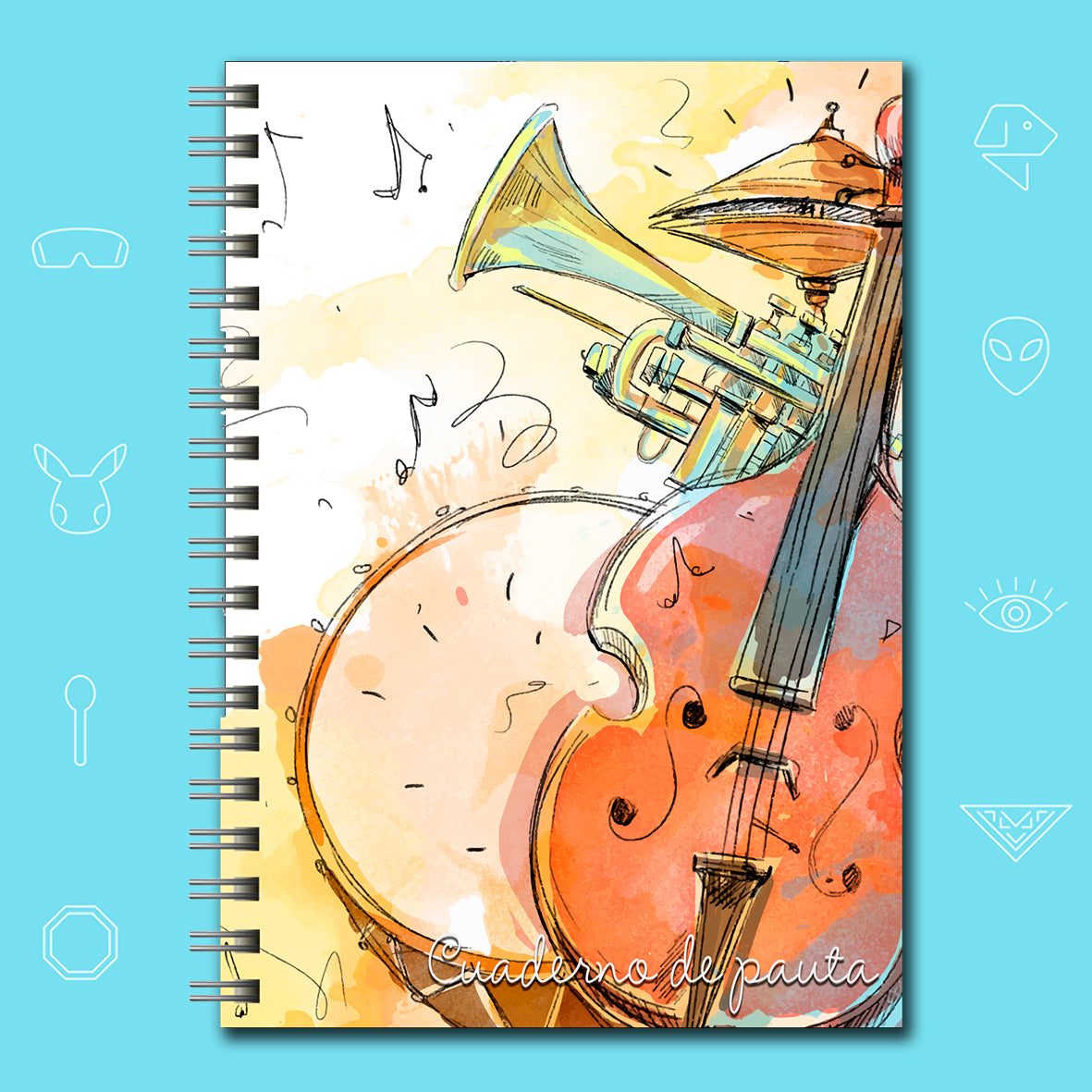 Cuaderno de Pauta – Jazz Acuarela